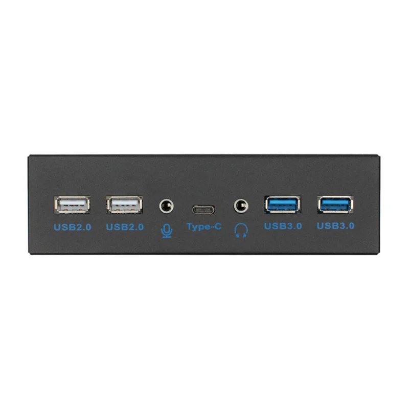 5 25 USB аудио Передняя панель концентратор 3 1 USB-C Тип C USB3.0 2 0 многопортовый сплиттер