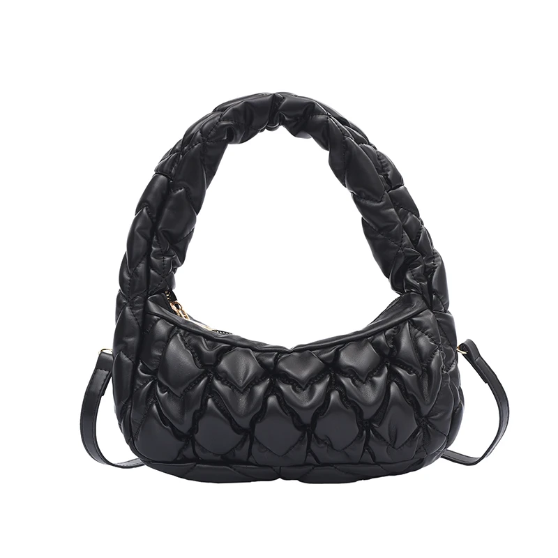 Design New Folds Small Soft PU Leather Armpit Crossbody Bags For Women 2021 Winter Lady Shoulder Handbag and Purses Fashion
Design New Folds Small Soft PU Leather Armpit Crossbody Bags For Women 2021 Winter Lady Shoulder Handbag and Purses Fashion