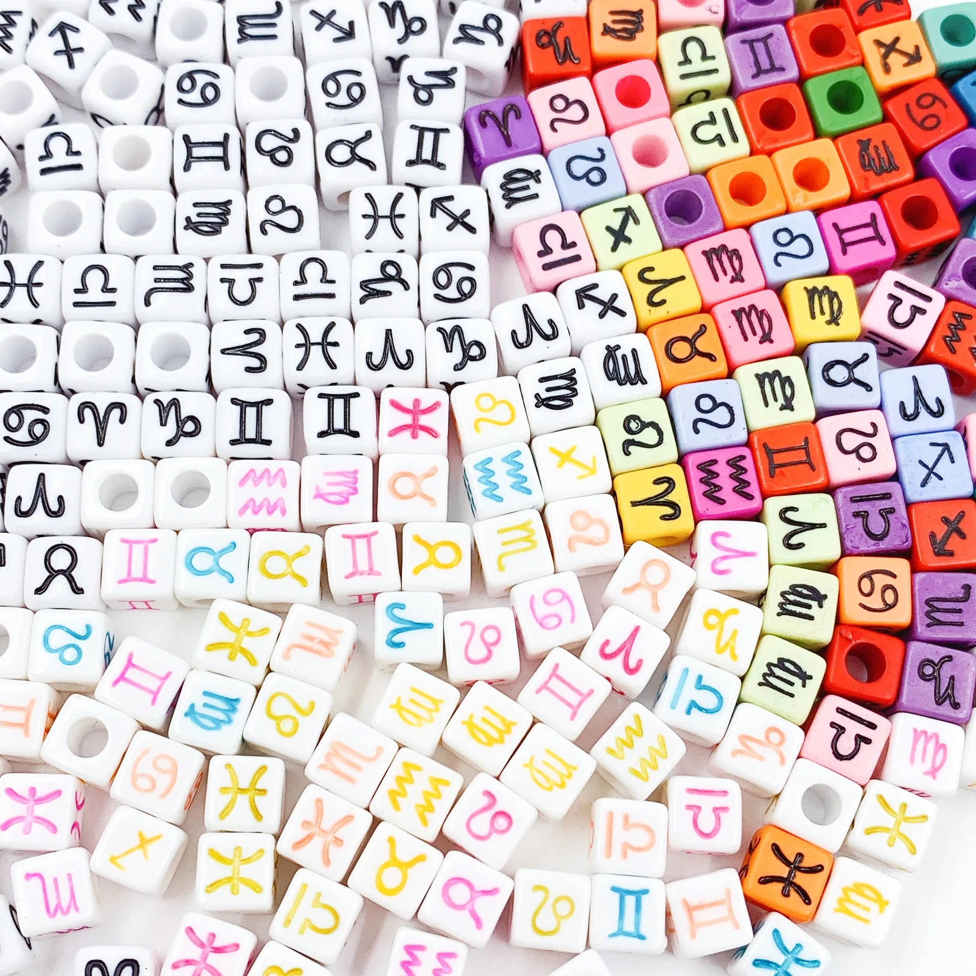 300Pcs 7*7mm Mixed Color Random Acrylic Constellation Square Spacer Beads For Jewelry Making DIY Bracelet Necklace Accessories
300Pcs 7*7mm Mixed Color Random Acrylic Constellation Square Spacer Beads For Jewelry Making DIY Bracelet Necklace Accessories