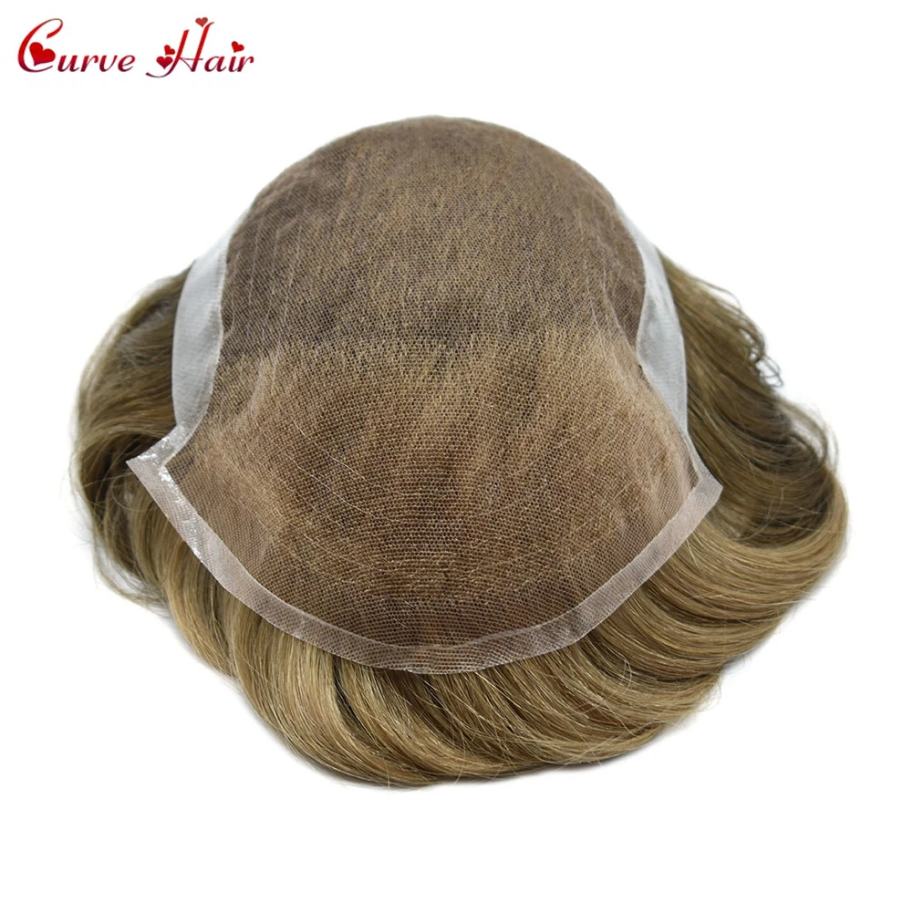 Remy Hair Mens Toupee Light Brown With Light Ash Blodne Human Hairpieces Front Lace Remy Hair Replacement System Thin Skin Wig
Remy Hair Mens Toupee Light Brown With Light Ash Blodne Human Hairpieces Front Lace Remy Hair Replacement System Thin Skin Wig