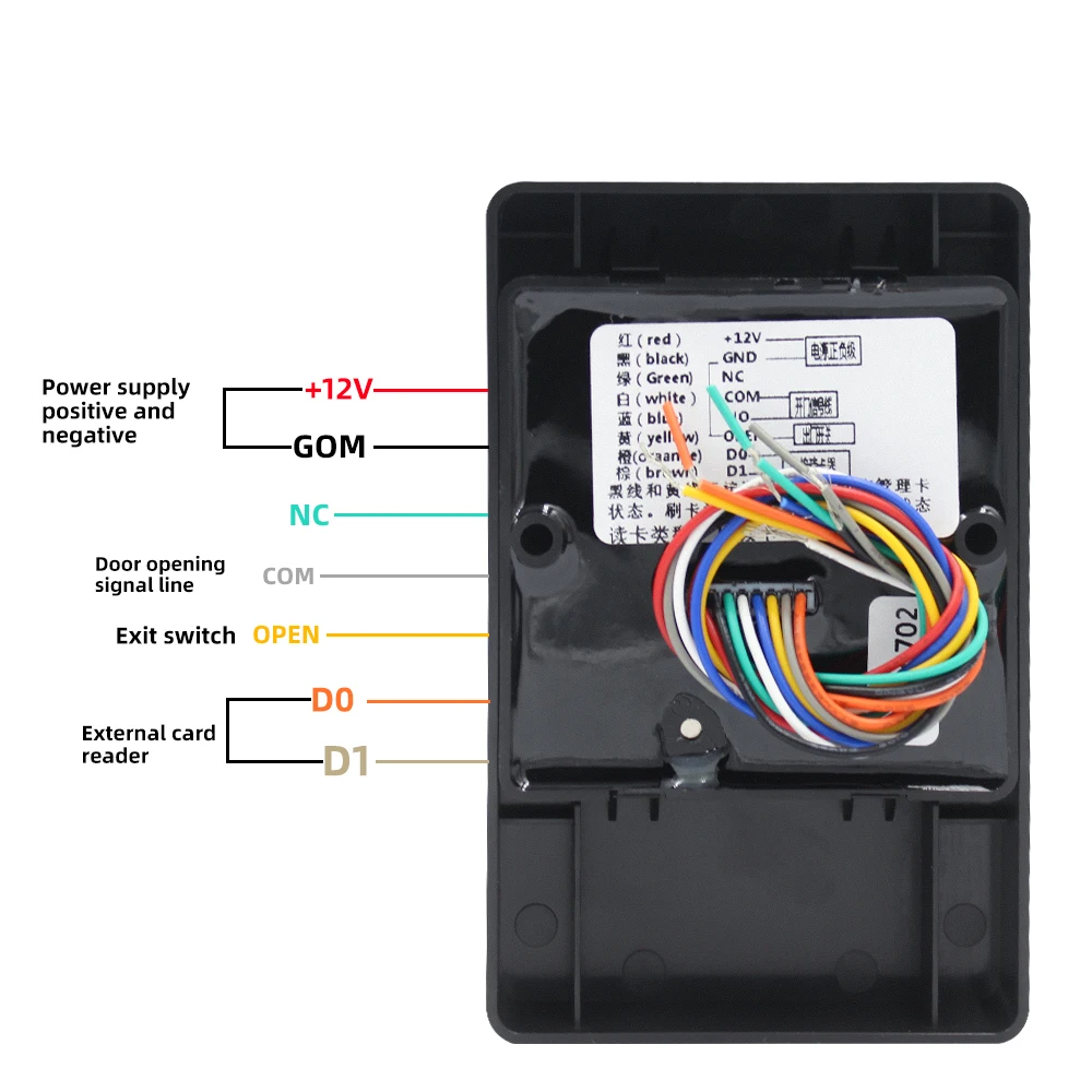 Бесконтактный RFID 125 кГц водонепроницаемый кардридер IP68 10000 система контроля