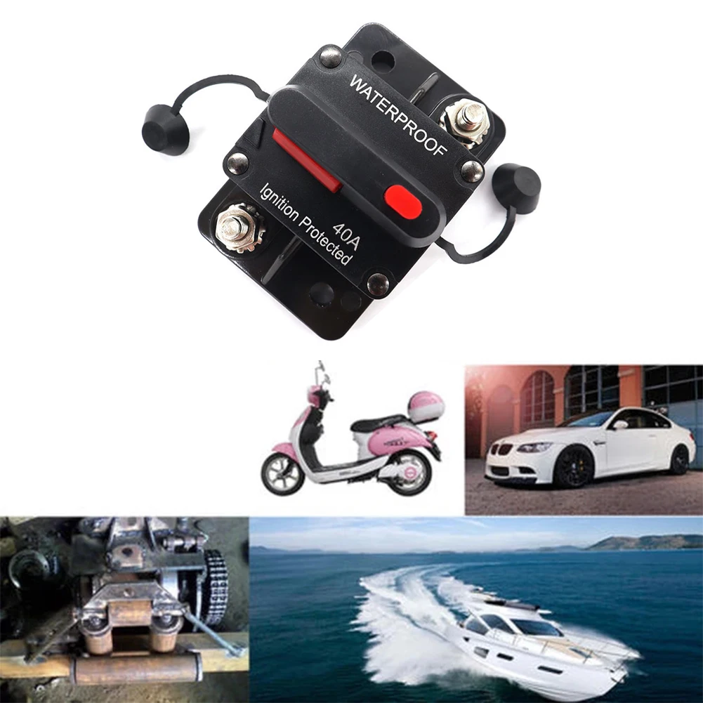 Sell Like Hot 30A/40A Circuit Breaker With Manual Reset 12-48V DC Fuse Holder Amp Protection Waterproof For Car RV Truck Boat
Sell Like Hot 30A/40A Circuit Breaker With Manual Reset 12-48V DC Fuse Holder Amp Protection Waterproof For Car RV Truck Boat