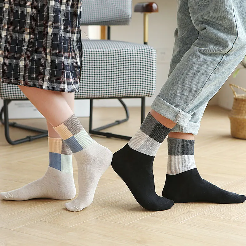 New Simplicity Splicing Autumn Socks Women's Middle Tube Socks Breathable Comfortable High Quality Cotton Student Socks
New Simplicity Splicing Autumn Socks Women's Middle Tube Socks Breathable Comfortable High Quality Cotton Student Socks