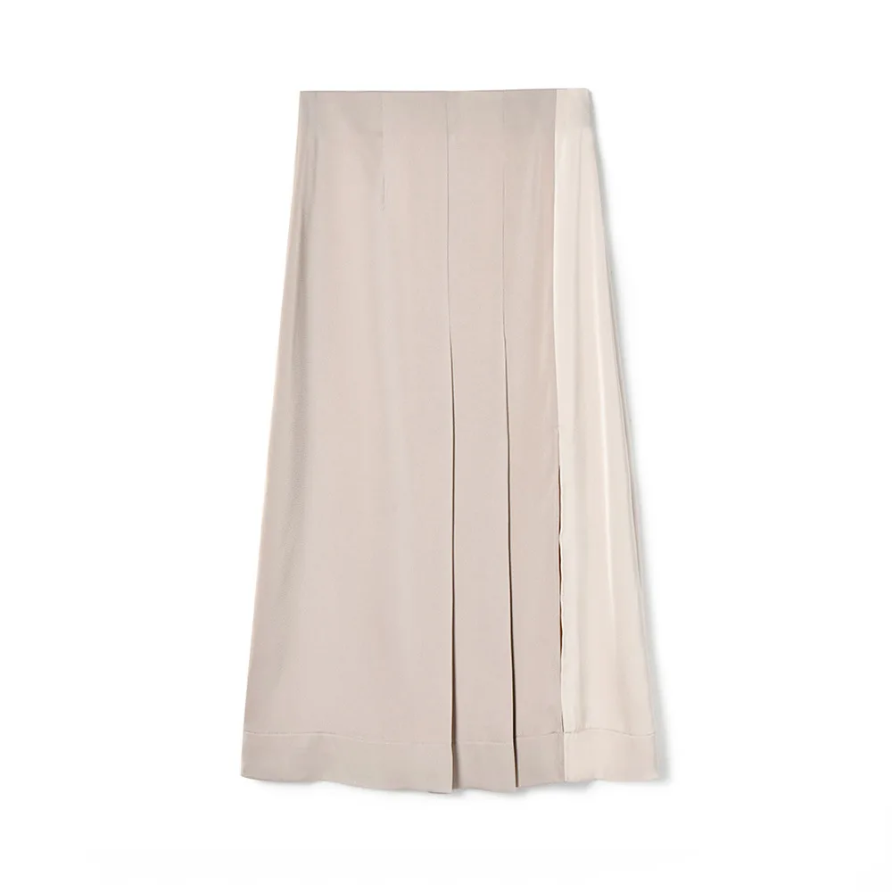 AIGYPTOS 2021 spring and summer new temperament French style thin stitching contrast color pleated A-line big skirt
AIGYPTOS 2021 spring and summer new temperament French style thin stitching contrast color pleated A-line big skirt