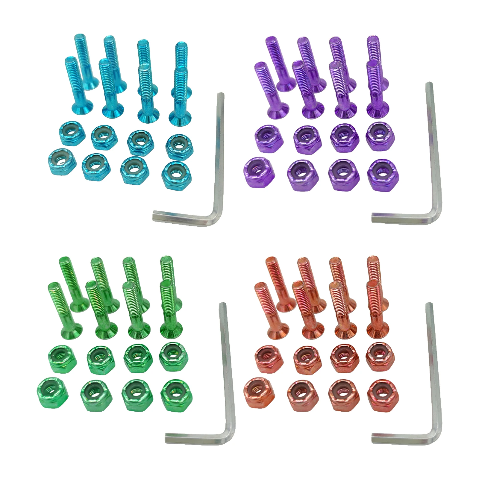 Carbon Steel Skateboard Screws, Longboard Skateboard Truck Wheel Repair, All-in-One Bolts Nuts, Skateboard Accessories
Carbon Steel Skateboard Screws, Longboard Skateboard Truck Wheel Repair, All-in-One Bolts Nuts, Skateboard Accessories