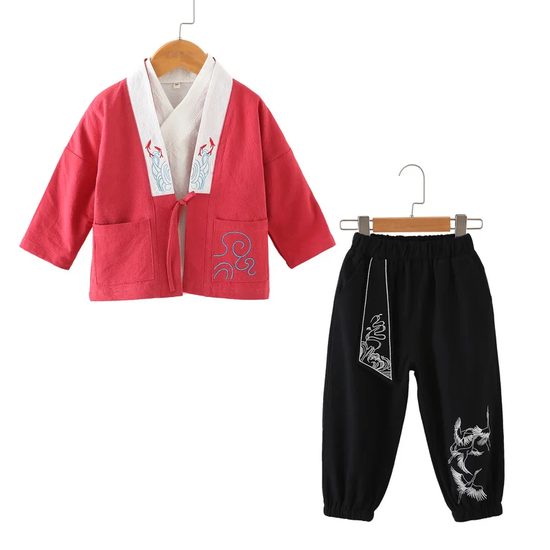 Одежда для мальчиков, официальный комплект, Детская летняя эксклюзивная одежда, рубашки и штаны для мальчиков, костюм кунг-фу ханьфу на новы...
Одежда для мальчиков, официальный комплект, Детская летняя эксклюзивная одежда, рубашки и штаны для мальчиков, костюм кунг-фу ханьфу на новы...