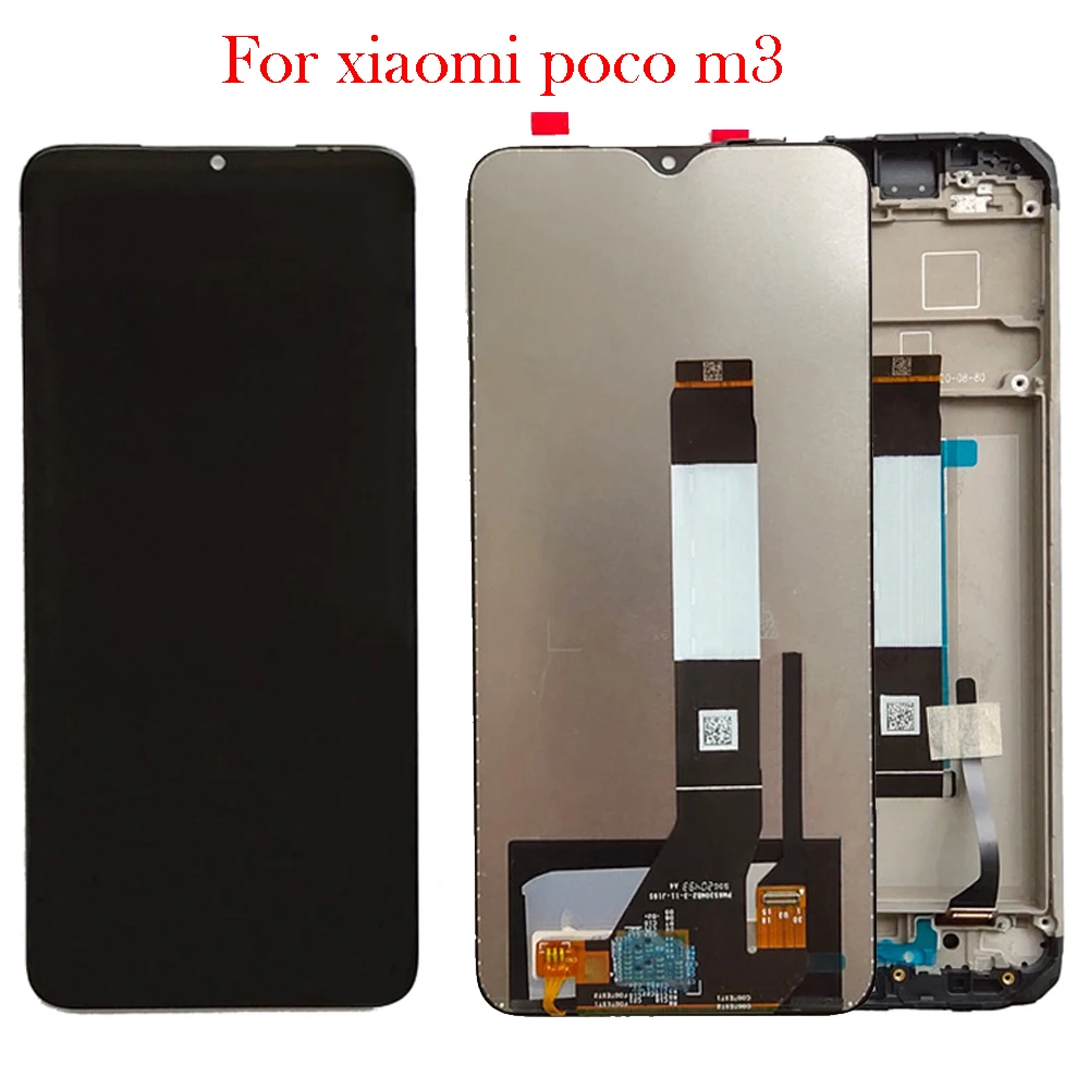 Черный 6,53 "оригинальный для Xiaomi Poco M3 Global M2010J19CG ЖК-дисплей с рамкой сенсорный экран дигитайзер в сборе ЖК-экран Запасные части
Черный 6,53 "оригинальный для Xiaomi Poco M3 Global M2010J19CG ЖК-дисплей с рамкой сенсорный экран дигитайзер в сборе ЖК-экран Запасные части