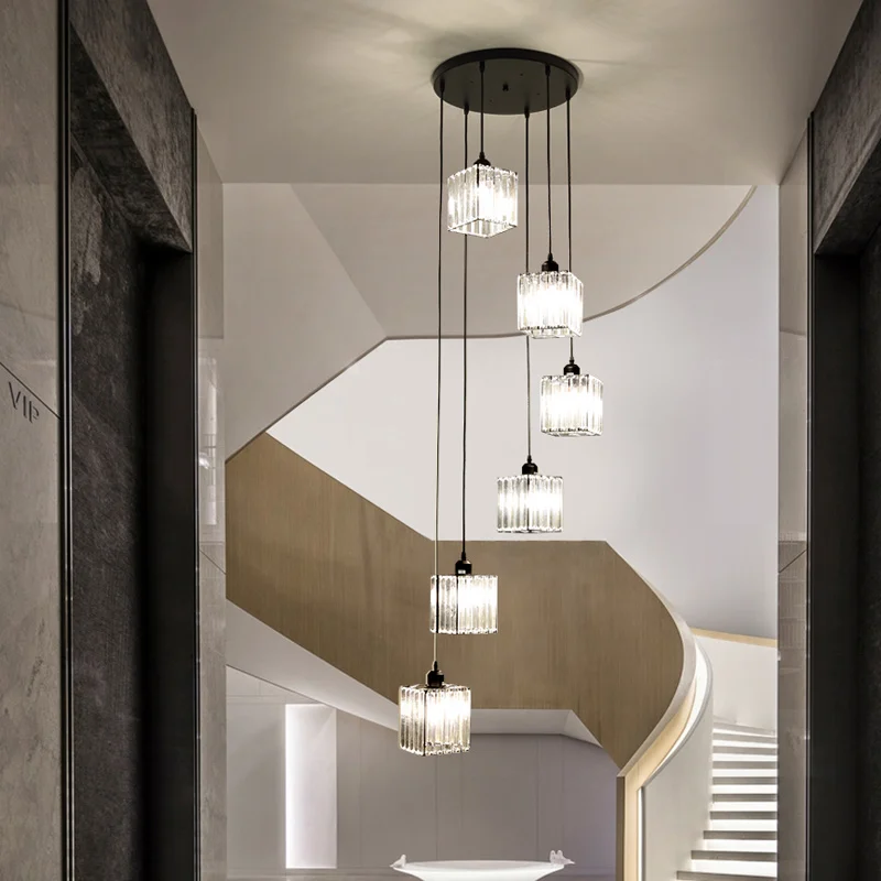 Modern Spiral Crystal Staircase Chandelier Luxury Retro LED Ceiling Chandelier Hotel Lobby Loft Staircase Living Room Lighting
Modern Spiral Crystal Staircase Chandelier Luxury Retro LED Ceiling Chandelier Hotel Lobby Loft Staircase Living Room Lighting