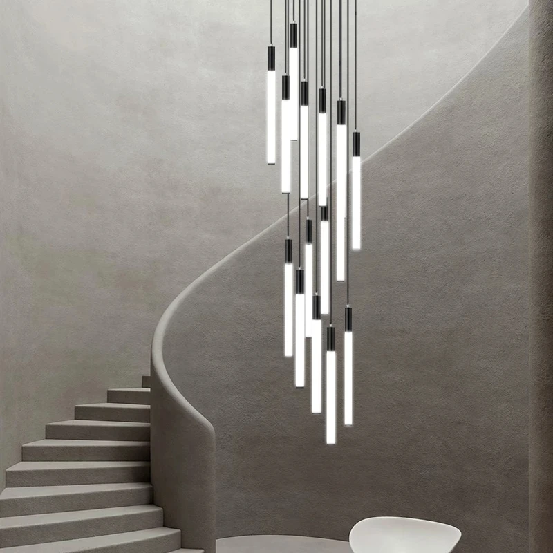 Nordic Long Lamp Stair Chandelier Modern Led Living Room Bedroom Chandelier indoor Lighting Hotel Hall Spiral Attic Chandelier
Nordic Long Lamp Stair Chandelier Modern Led Living Room Bedroom Chandelier indoor Lighting Hotel Hall Spiral Attic Chandelier