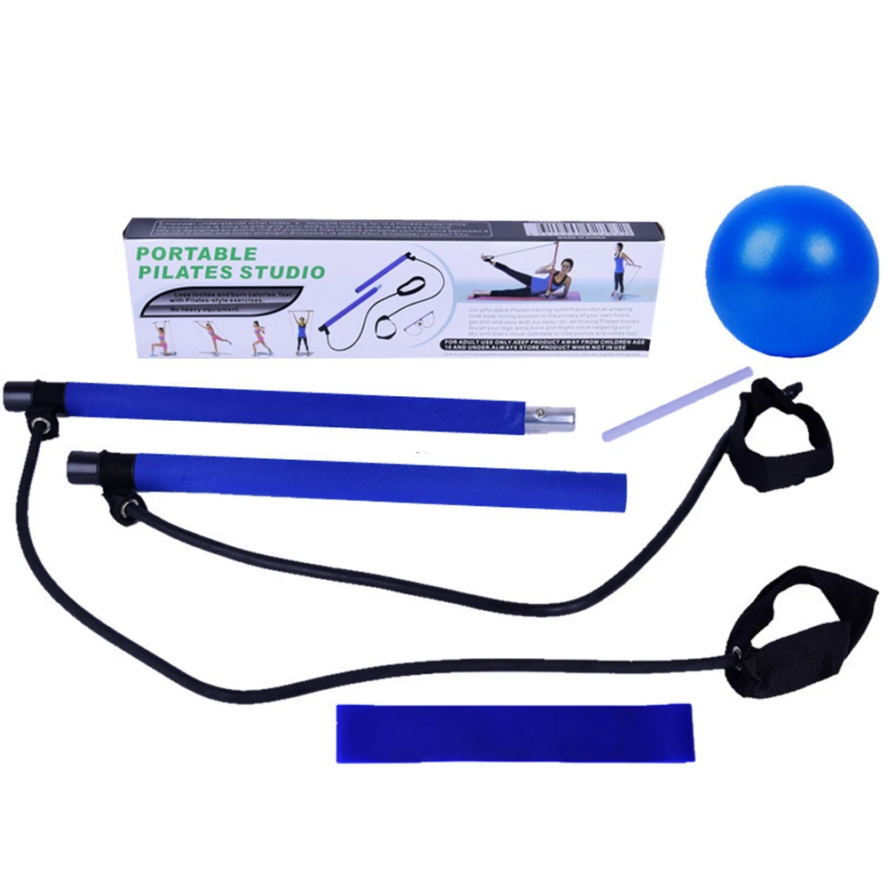 Pilates Bar Set Resistance Band Fitness Yoga Ball for Muscle Training Pilates Home Gym Total Body Workout
Pilates Bar Set Resistance Band Fitness Yoga Ball for Muscle Training Pilates Home Gym Total Body Workout