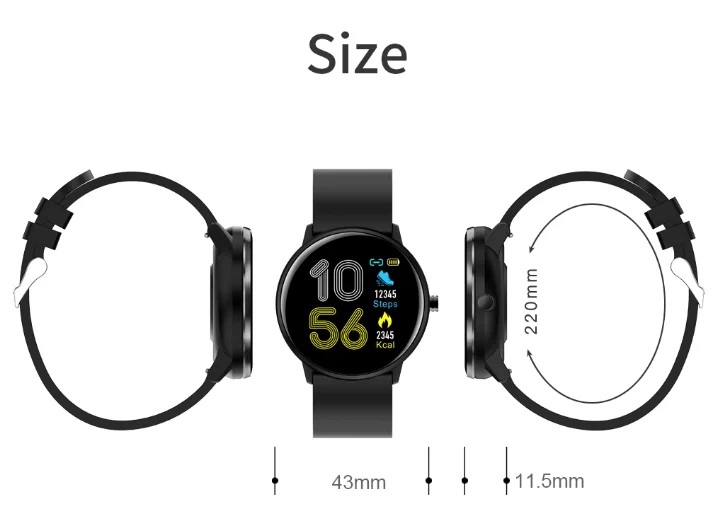 New MX6 Smart Watch Men IP68 Waterproof Support Multi Sports Fitness Tracker Heart Rate Blood Pressure Monitor Lift Wrist Screen
New MX6 Smart Watch Men IP68 Waterproof Support Multi Sports Fitness Tracker Heart Rate Blood Pressure Monitor Lift Wrist Screen