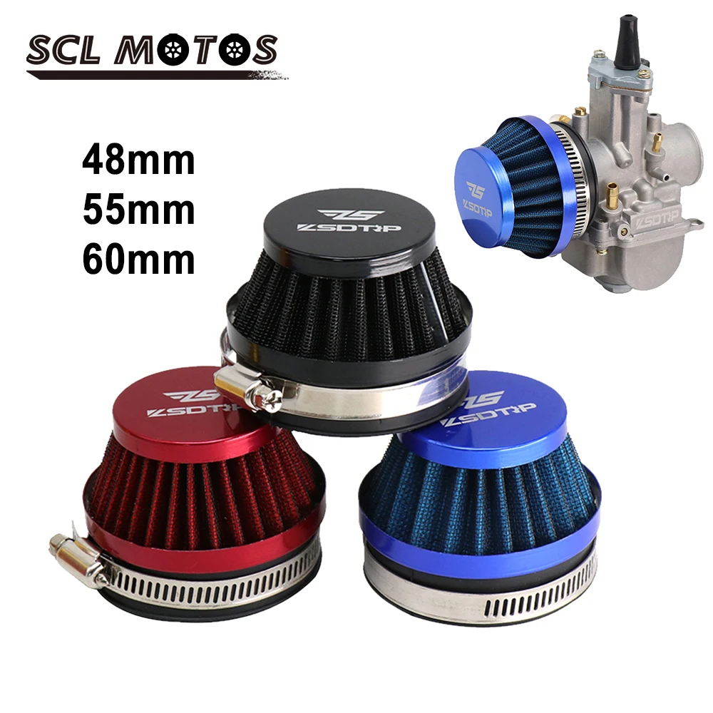 SCL MOTOS 50mm 60mm Universal Motorcycle Air Filter Intake Mushroom Head Air Cleaner For Off-road ATV Quad Dirt Pit Bike
SCL MOTOS 50mm 60mm Universal Motorcycle Air Filter Intake Mushroom Head Air Cleaner For Off-road ATV Quad Dirt Pit Bike