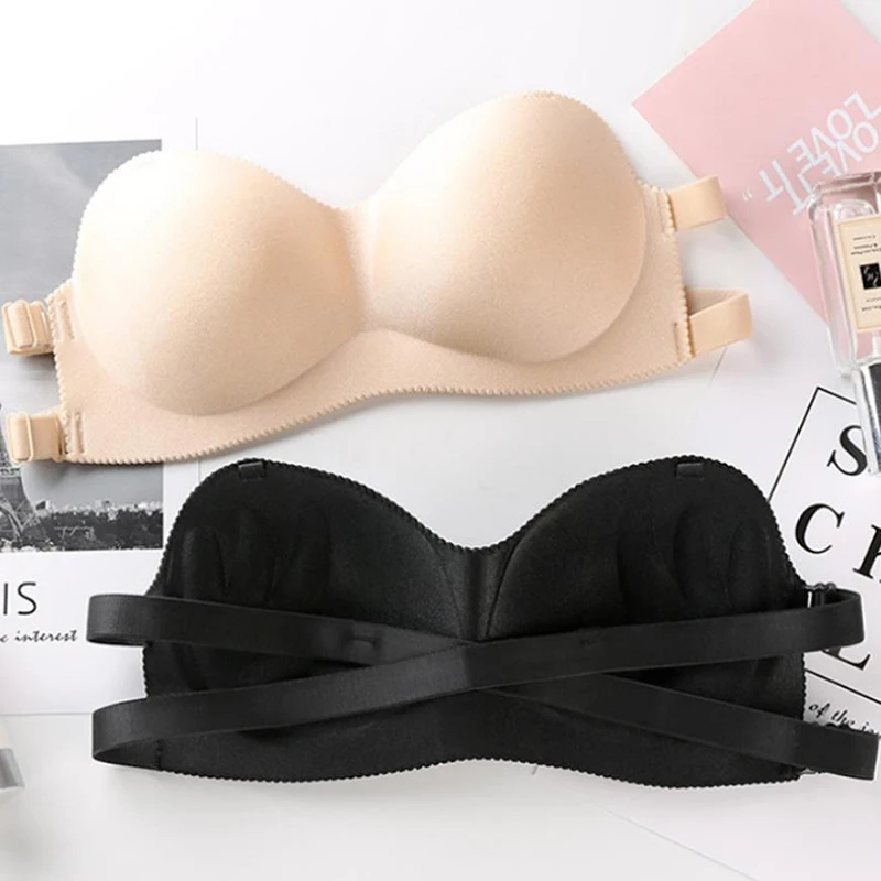 Women Seamless Bras Fashion Push Up Bra Lingerie 3/4 Cup Bralette Underwear Brassiere Sexy Strapless Breast Lift Bra
Women Seamless Bras Fashion Push Up Bra Lingerie 3/4 Cup Bralette Underwear Brassiere Sexy Strapless Breast Lift Bra