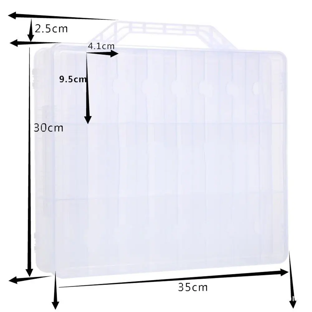 48 Bottles Nail Polish Organizer Divider Adjustable Space Portable Plastic Double Side Universal Transparent Holder Compact Gel
48 Bottles Nail Polish Organizer Divider Adjustable Space Portable Plastic Double Side Universal Transparent Holder Compact Gel