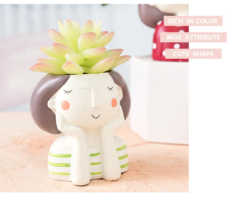 Cactus Garden Decoration Outdoor European Style Succulent Plants Planter Pot Mini Bonsai Cactus Flower Pot Bonsai Tree 
Cactus Garden Decoration Outdoor European Style Succulent Plants Planter Pot Mini Bonsai Cactus Flower Pot Bonsai Tree