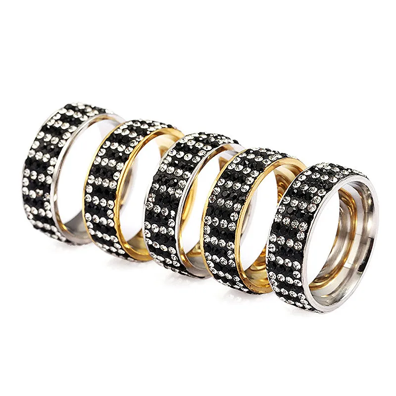 New stainless steel jewelry stainless steel ring shaped splicing ceramic clay ring wedding gift jewelry
New stainless steel jewelry stainless steel ring shaped splicing ceramic clay ring wedding gift jewelry