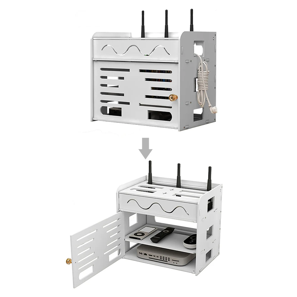 Space Saving Router Bracket Home Support DVD Player Storage TV Box Shelf Wall Mount Stand Rack Accessories Thick Modern
Space Saving Router Bracket Home Support DVD Player Storage TV Box Shelf Wall Mount Stand Rack Accessories Thick Modern