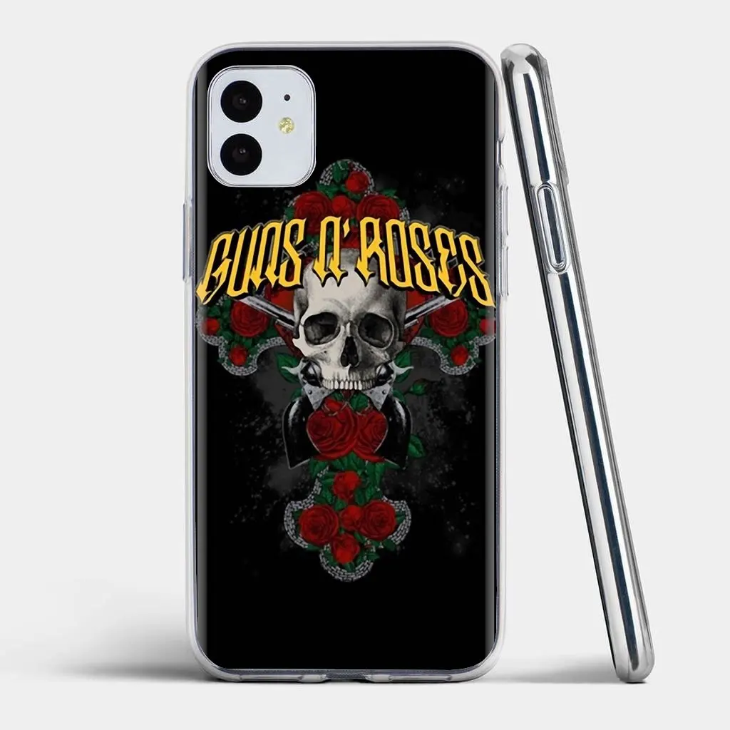 Для samsung Galaxy Note 2 3 4 5 8 9 S2 S3 S4 S5 мини S6 S7 край S8 S9 плюс guns n roses музыка в стиле ретро на