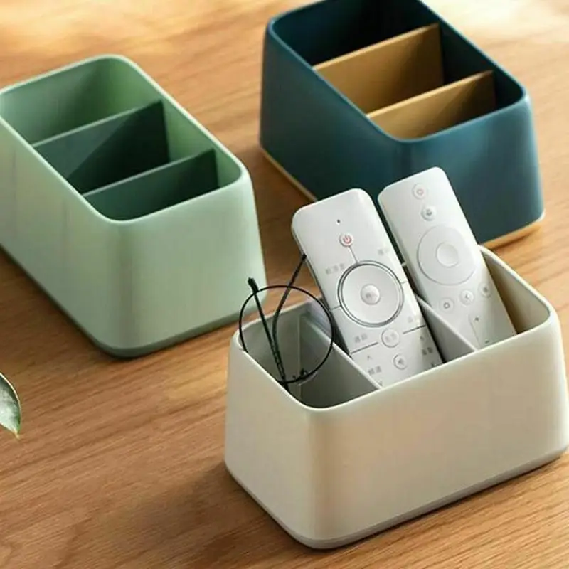 New Contrasting Color 3 Grid Home Desktop Remote Control Storage Box Multi-compartment Storage Container Sundries Storage Box
New Contrasting Color 3 Grid Home Desktop Remote Control Storage Box Multi-compartment Storage Container Sundries Storage Box