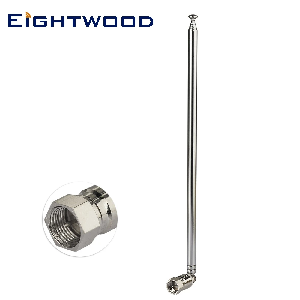Eightwood FM Antenna 7-Section Telescopic for Yamaha Onkyo Denon Pioneer Marantz Indoor Sound HD Radio Bluetooth Stereo Receiver
Eightwood FM Antenna 7-Section Telescopic for Yamaha Onkyo Denon Pioneer Marantz Indoor Sound HD Radio Bluetooth Stereo Receiver