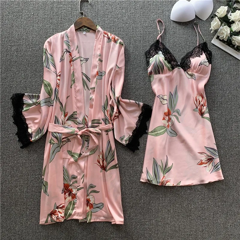 Spring 4PCS Satin Pajamas Sets Womens Suspender Top&Shorts Sleepwear Sleep Suit Casual Sexy Print Pyjamas Home Wear Nightwear
Spring 4PCS Satin Pajamas Sets Womens Suspender Top&Shorts Sleepwear Sleep Suit Casual Sexy Print Pyjamas Home Wear Nightwear