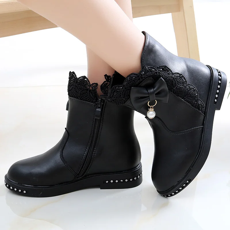 Children Winter Boots for Girls Rhinestone Bowtie Flower Fashion Plush Boots Princess Flats Dress Shoes Warm Girls Snow Boots36
Children Winter Boots for Girls Rhinestone Bowtie Flower Fashion Plush Boots Princess Flats Dress Shoes Warm Girls Snow Boots36