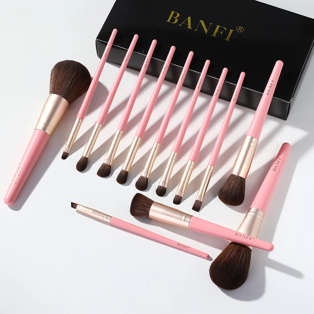 BANF 13 pcs Shadow facial brush Peach blossom Shadow brush eyebrow brush angled kawaii makeup brushes Wood lip stick
BANF 13 pcs Shadow facial brush Peach blossom Shadow brush eyebrow brush angled kawaii makeup brushes Wood lip stick
