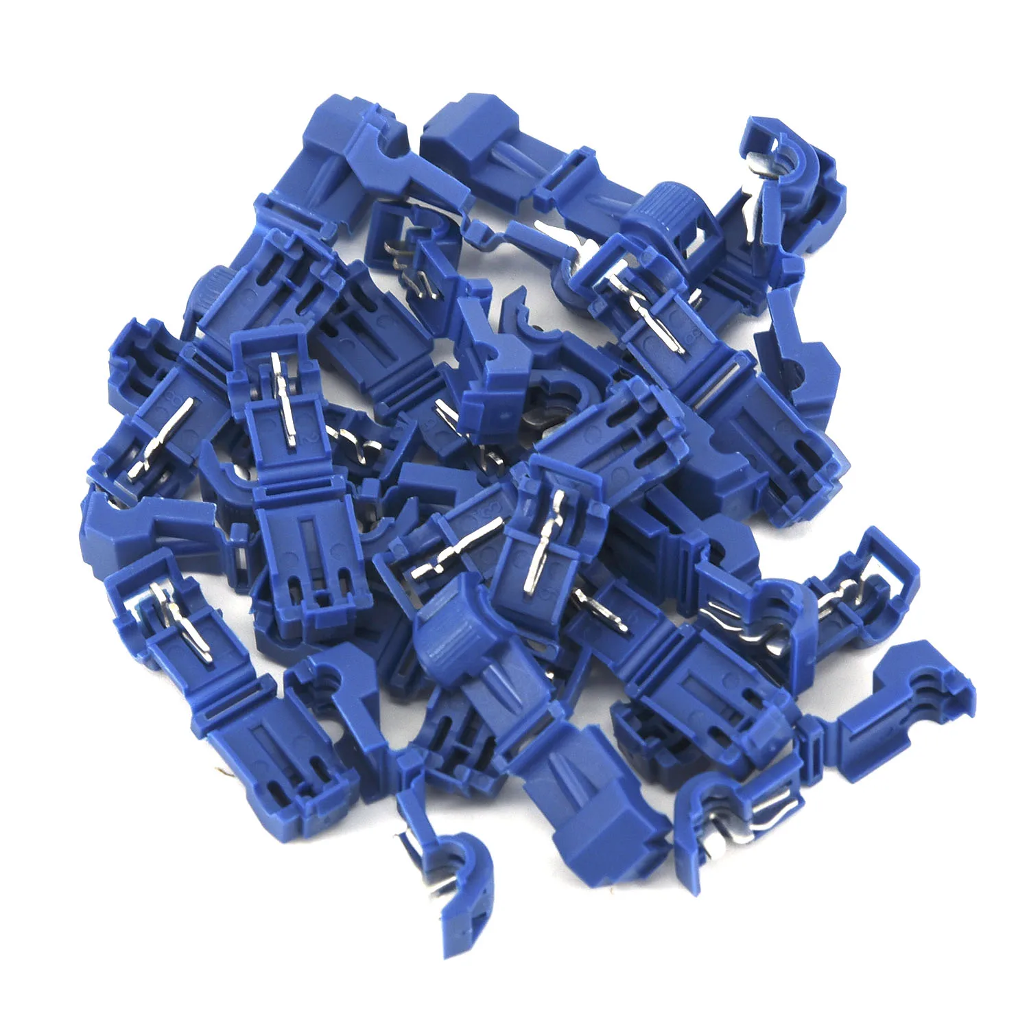 50Pcs Set Quick Splice Lock Wire Crimp Terminal & Electric Cable Connector Wire Connectors Not Spade Connector
50Pcs Set Quick Splice Lock Wire Crimp Terminal & Electric Cable Connector Wire Connectors Not Spade Connector