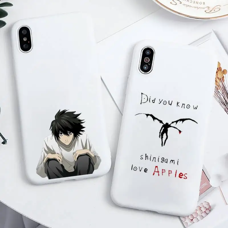 Japan anime Death Note Phone Case Candy Color for iPhone 6 7 8 11 12 s mini pro X XS XR MAX Plus
Japan anime Death Note Phone Case Candy Color for iPhone 6 7 8 11 12 s mini pro X XS XR MAX Plus