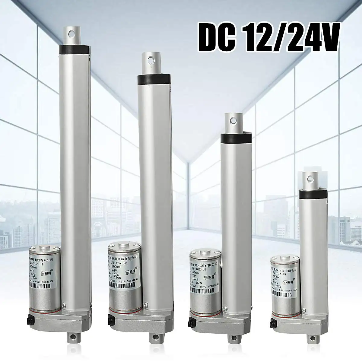 Linear Actuator Motor DC 24V 750N 100mm 150mm 200mm 250mm Electric Linear Actuator Motor
Linear Actuator Motor DC 24V 750N 100mm 150mm 200mm 250mm Electric Linear Actuator Motor