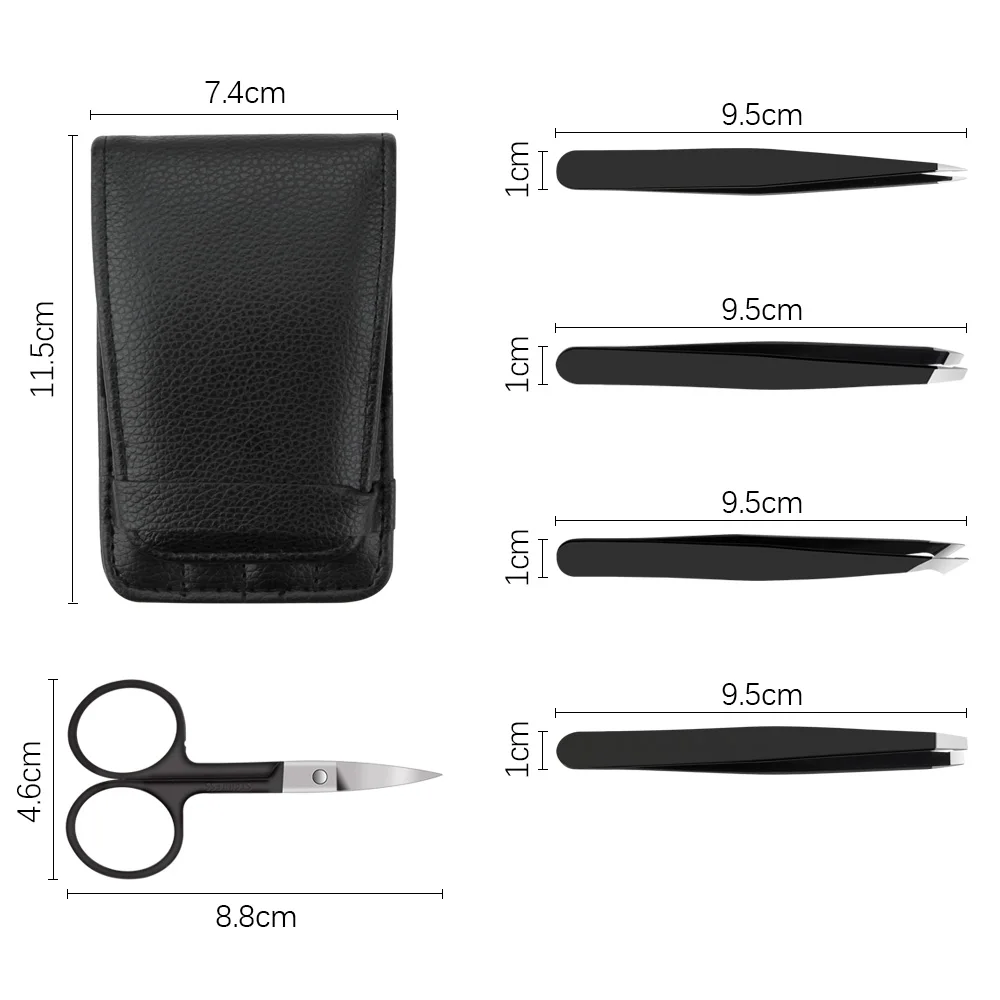 4/5Pcs Eyebrow Tweezer Set Professional Lashes Extension Tweezers Stainless Steel Antistatic Hair Brow Clip Scissors Makeup Tool
4/5Pcs Eyebrow Tweezer Set Professional Lashes Extension Tweezers Stainless Steel Antistatic Hair Brow Clip Scissors Makeup Tool