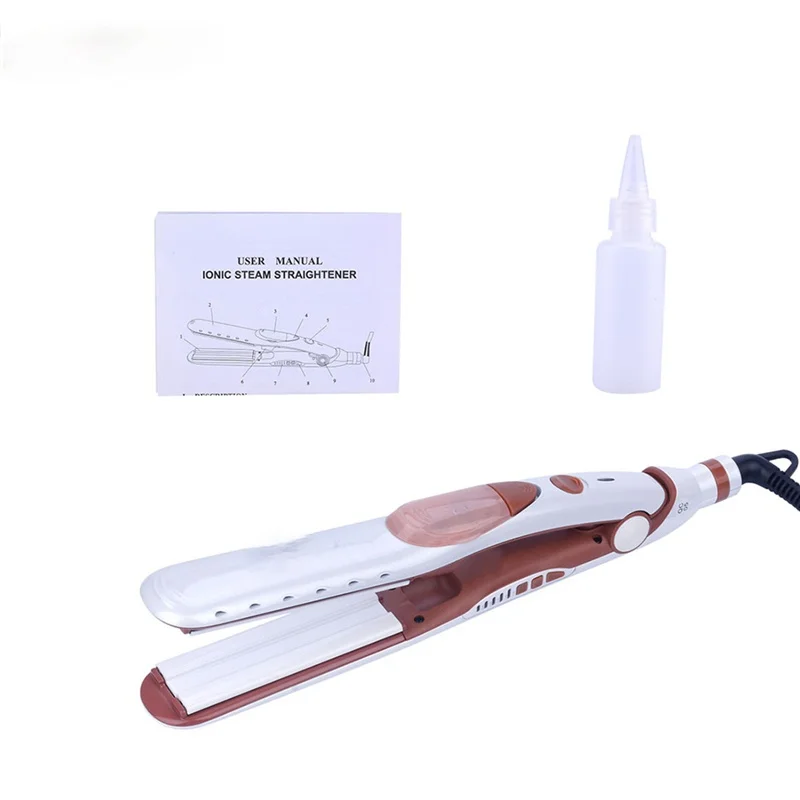 Professional Steam Flat Iron Tourmaline Ceramic Vapor Hair Straightener Fast Heat Hair Style Tool Steampod Straightening Iron 31
Professional Steam Flat Iron Tourmaline Ceramic Vapor Hair Straightener Fast Heat Hair Style Tool Steampod Straightening Iron 31