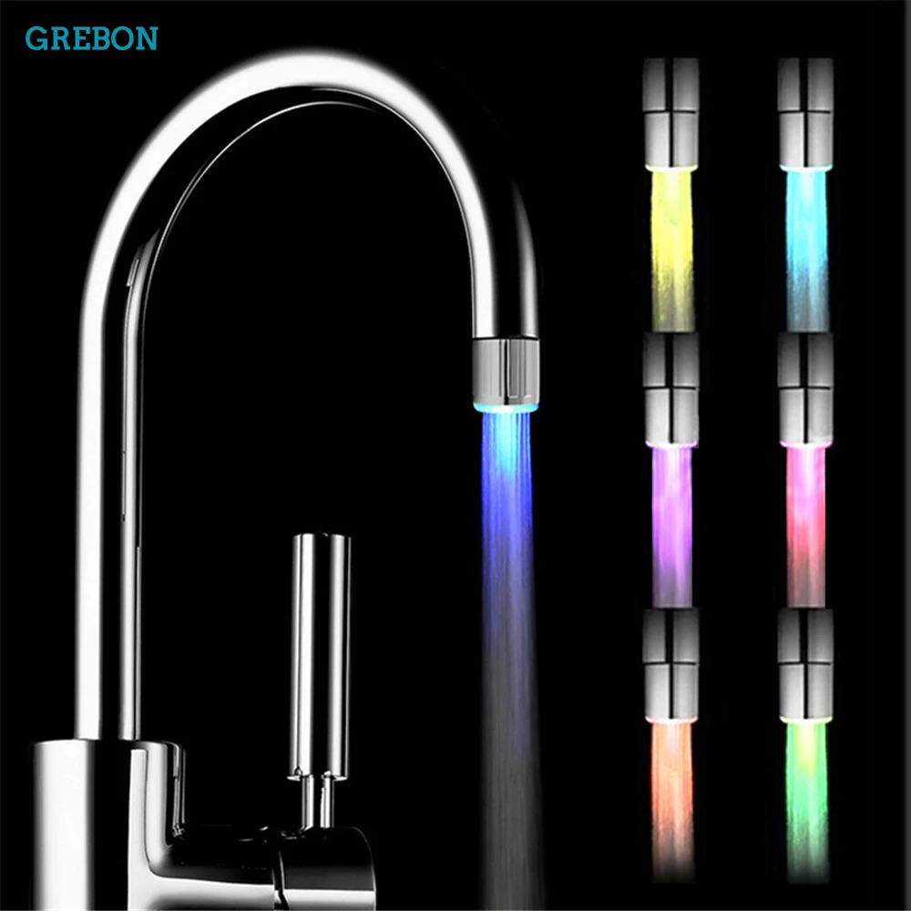 Bathroom faucet led light kitchen sinker tap extender colored nozzle water filter light-up spray head temperature colorful glow
Bathroom faucet led light kitchen sinker tap extender colored nozzle water filter light-up spray head temperature colorful glow