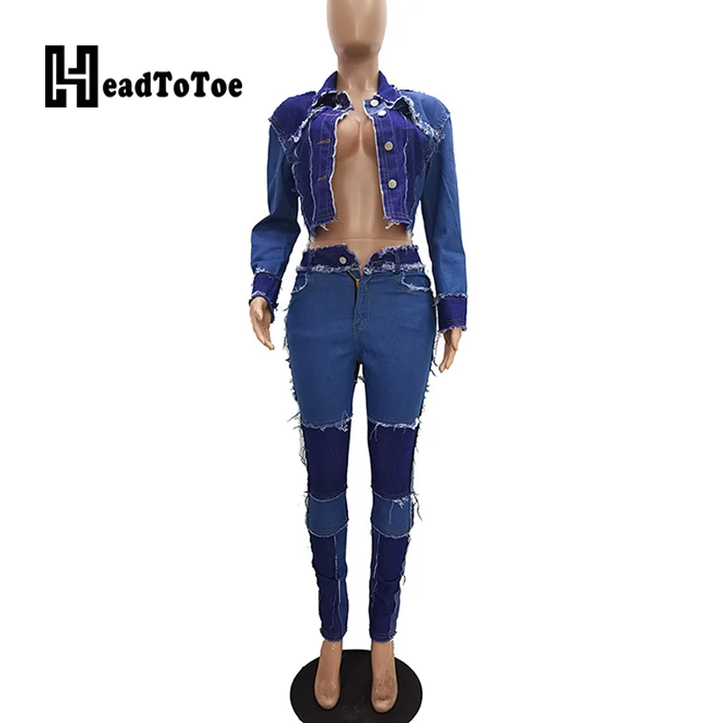 Skinny Sexy Patchwork Solid Women's Sets Full Sleeve Turn Down Collar Two Pieces Set
Skinny Sexy Patchwork Solid Women's Sets Full Sleeve Turn Down Collar Two Pieces Set