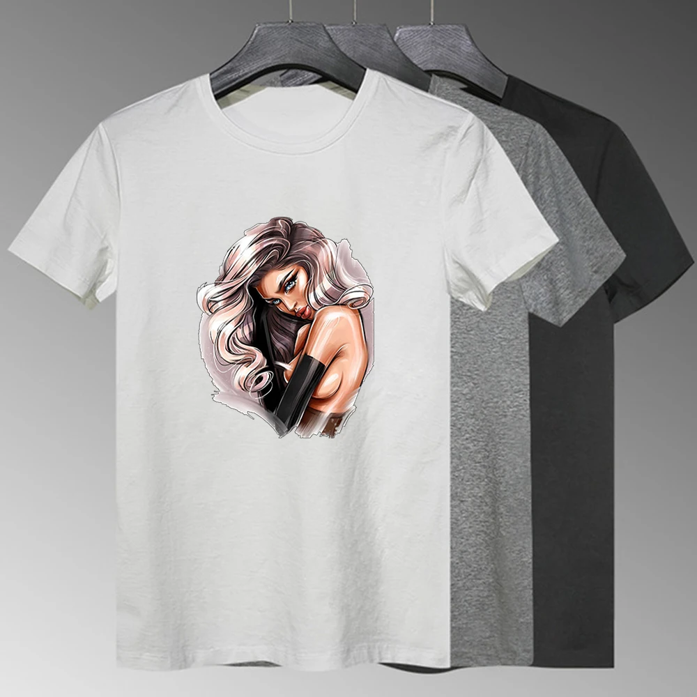 Harajuku Aesthetic Women's shirt Pretty Fashion Versatile New T-shirt Female Beauty Printing Daily Casual Wear O-neck Tshirt
Harajuku Aesthetic Women's shirt Pretty Fashion Versatile New T-shirt Female Beauty Printing Daily Casual Wear O-neck Tshirt