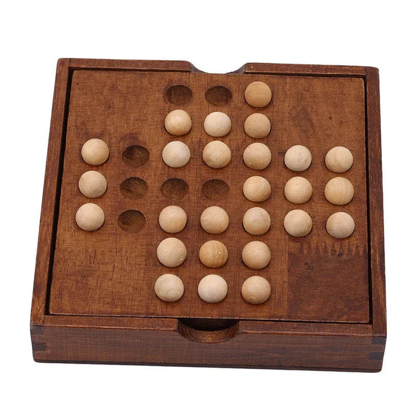 Европейские деревянные пазлы классические игрушки мраморные пазлы-шахматы игры