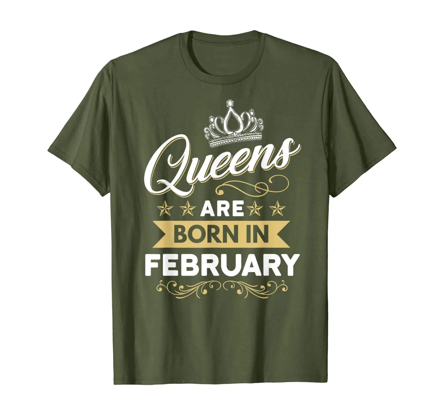 Queens Are Born In February - Birthday Girl Birth Funny Gift T-Shirt
Queens Are Born In February - Birthday Girl Birth Funny Gift T-Shirt