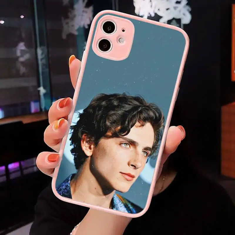 Timothee Chalamet Phone Case Matte transparent For Pink iPhone 12 Mini 11 Pro XR XS Max 7 8 Plus X Back Cover
Timothee Chalamet Phone Case Matte transparent For Pink iPhone 12 Mini 11 Pro XR XS Max 7 8 Plus X Back Cover