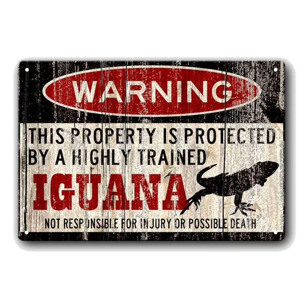 Iguana Sign Funny Metal Signs Lizard Warning Sign Vintage Tin Metal Sign Bar Club Cafe Garage Metal Painting 20x30cm Poster 2022
Iguana Sign Funny Metal Signs Lizard Warning Sign Vintage Tin Metal Sign Bar Club Cafe Garage Metal Painting 20x30cm Poster 2022