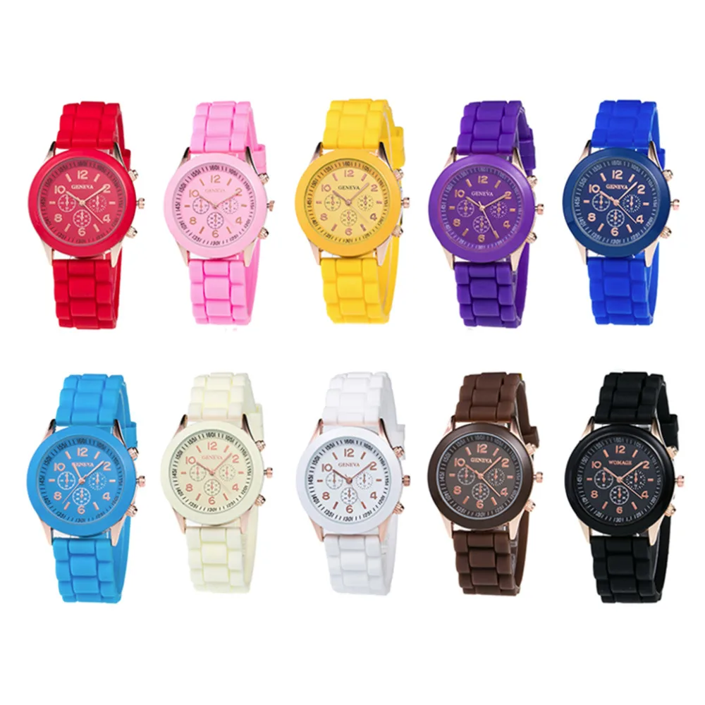 Fashion Casual Watch Unisex Quartz Watch 14color Ladies Watch Gift Watch Silicone Relogio masculino wholesale
Fashion Casual Watch Unisex Quartz Watch 14color Ladies Watch Gift Watch Silicone Relogio masculino wholesale
