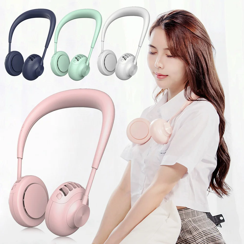 Hanging Neck Dual Fan 3 Speed Adjustable Outdoor Home Office Sports Mini Portable Fan Air Conditioning Appliances 
Hanging Neck Dual Fan 3 Speed Adjustable Outdoor Home Office Sports Mini Portable Fan Air Conditioning Appliances