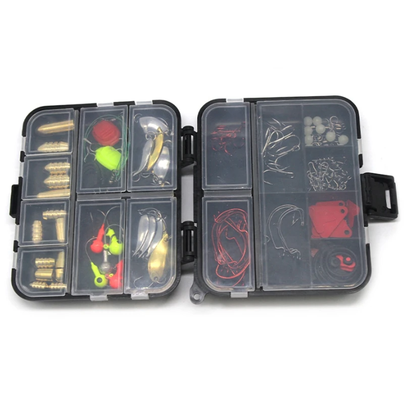 128Pcs Rock Fishing Luya Box Set Waterproof Set Accessories Box Sea Fishing Small Accessories Fishing Tackle
128Pcs Rock Fishing Luya Box Set Waterproof Set Accessories Box Sea Fishing Small Accessories Fishing Tackle