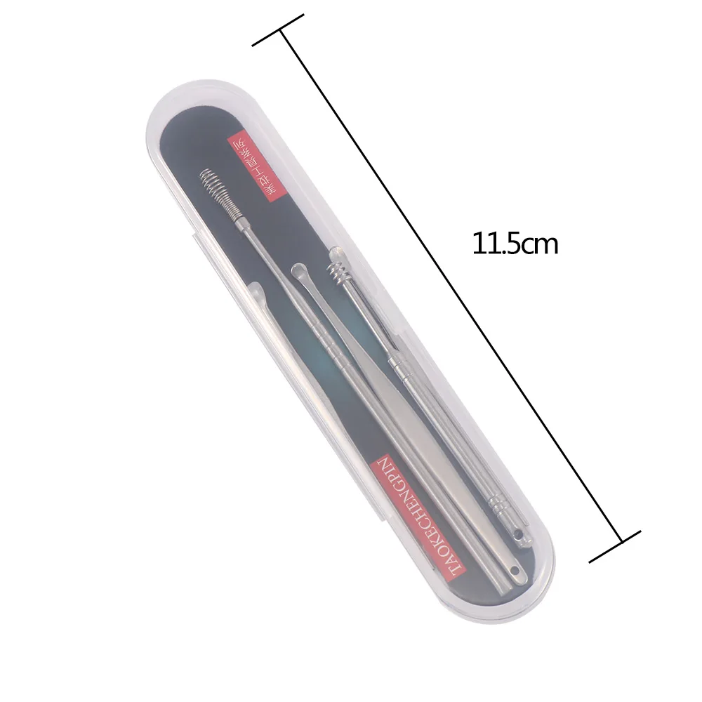 5PCS/set Stainless Steel Ear Wax Remover Spiral Ear Pick-eye Ears Earpick Spoon Ear Tapping Clean Earwax Skimmed Care Tools
5PCS/set Stainless Steel Ear Wax Remover Spiral Ear Pick-eye Ears Earpick Spoon Ear Tapping Clean Earwax Skimmed Care Tools
