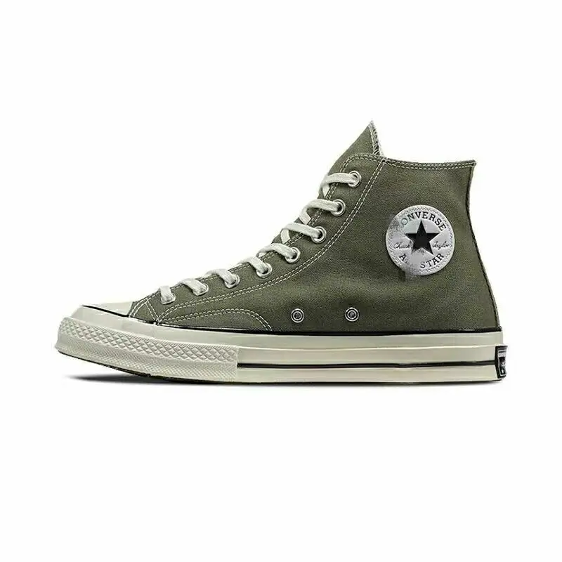 Converse Chuck 70 Retro version 1970S all-star sneakers for both men and women. Olive green skateboard shoes
Converse Chuck 70 Retro version 1970S all-star sneakers for both men and women. Olive green skateboard shoes