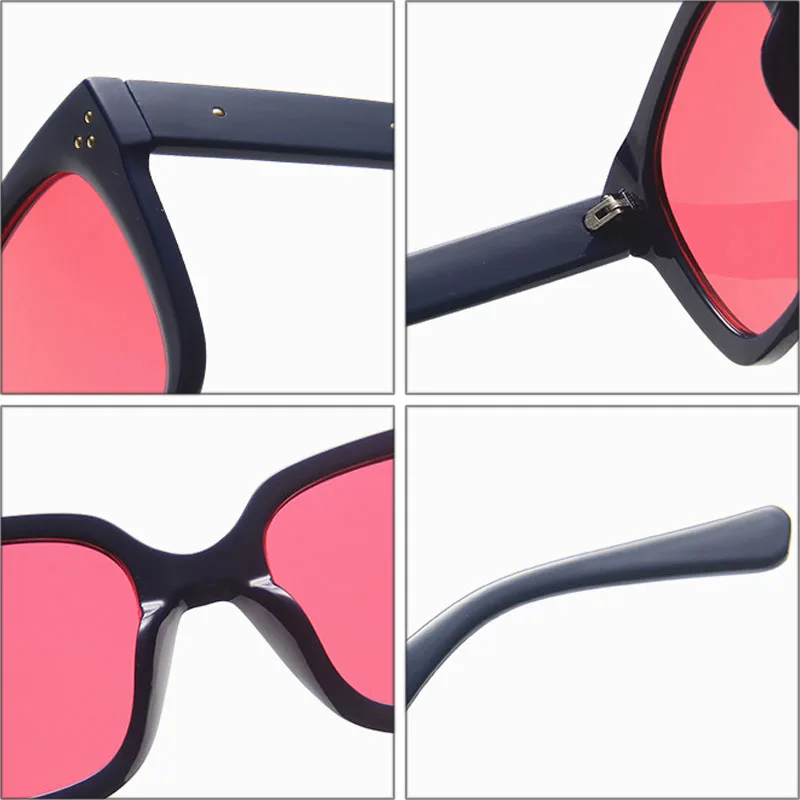 SO&EI Vintage Oversized Square Women Sunglasses Brand Designer Nail Decoration Clear Ocean Lens Eyewear Ladies Sun Glasses UV400 
SO&EI Vintage Oversized Square Women Sunglasses Brand Designer Nail Decoration Clear Ocean Lens Eyewear Ladies Sun Glasses UV400