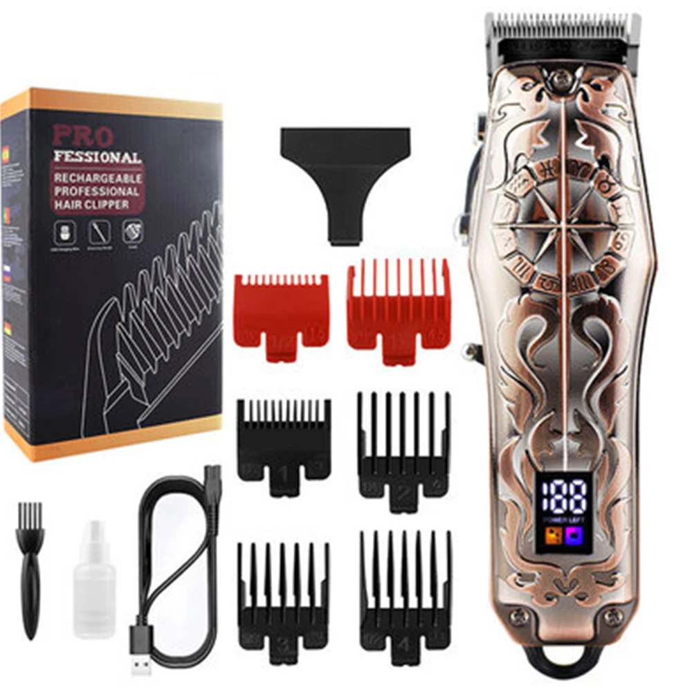 Original Professional Adjustable Finishing Hair Trimmer Barber Shop LED Display Taper Lever Electric Hair Clipper Beard Haircut
Original Professional Adjustable Finishing Hair Trimmer Barber Shop LED Display Taper Lever Electric Hair Clipper Beard Haircut