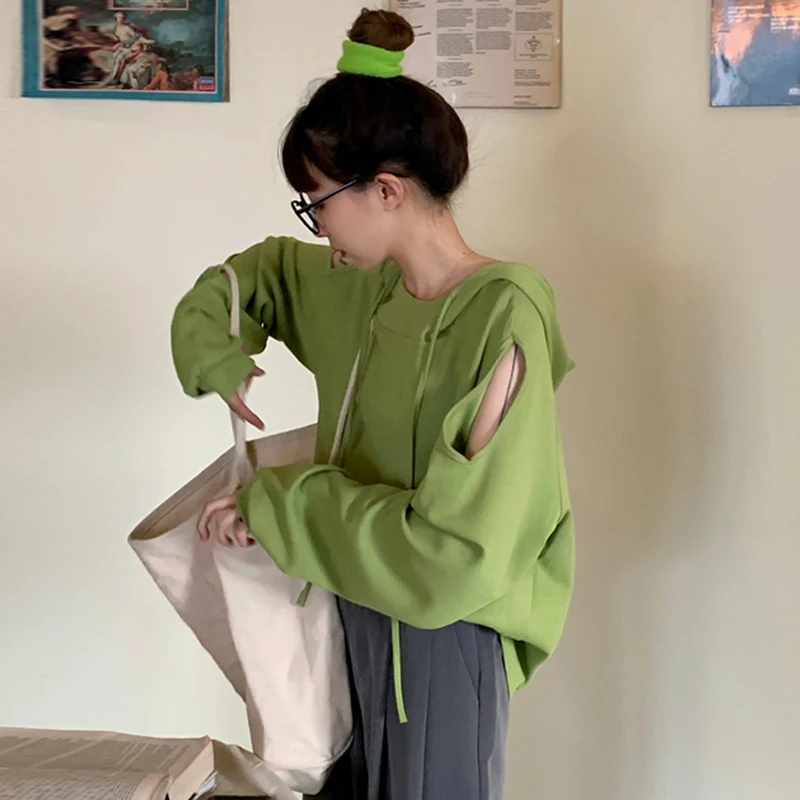 Spring Autumn Harajuku Fashion Women Loose Wild Sweatshirt Solid Color Strapless Long-Sleeve Thin Female Hoodies Kawaii Clothes
Spring Autumn Harajuku Fashion Women Loose Wild Sweatshirt Solid Color Strapless Long-Sleeve Thin Female Hoodies Kawaii Clothes