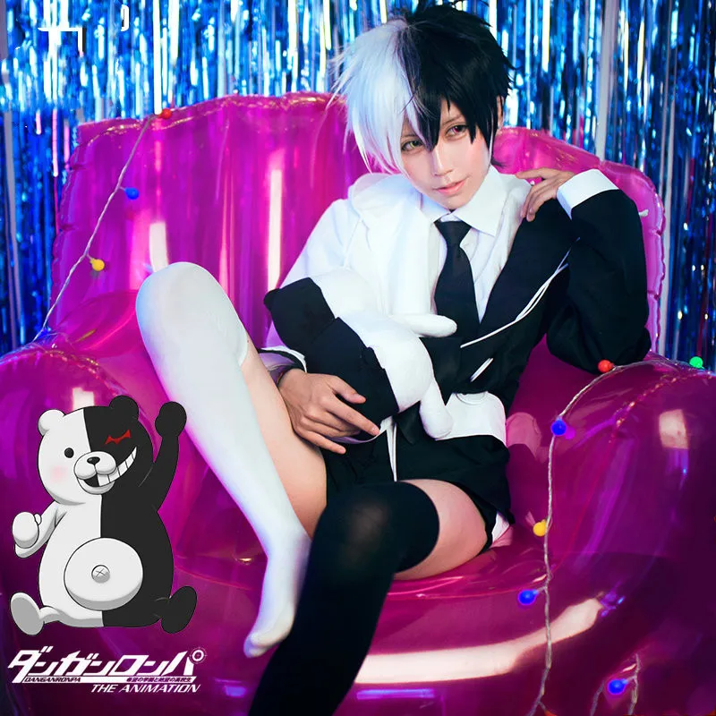 Anime Danganronpa V3: Killing Harmony Cosplay Monokuma Uniform Cosplay Costume Jacket Coat+Shirt+Short Full Set
Anime Danganronpa V3: Killing Harmony Cosplay Monokuma Uniform Cosplay Costume Jacket Coat+Shirt+Short Full Set