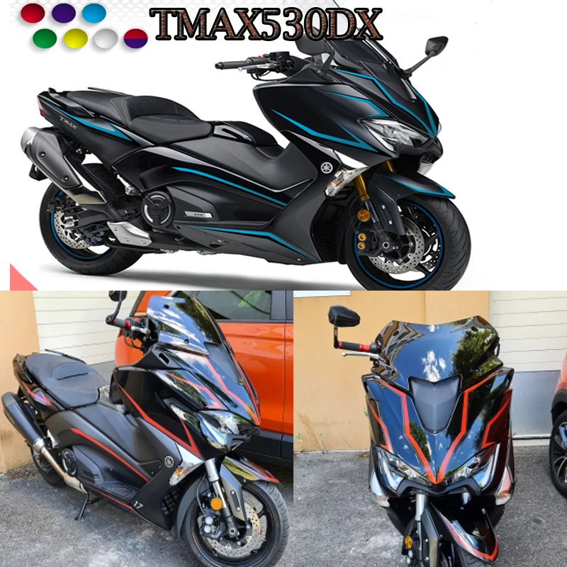 KODASKIN мотоцикл 2D стикер тела обтекатель наклейка эмблема для Yamaha TMAX530 TMAX530DX TMAX530SX