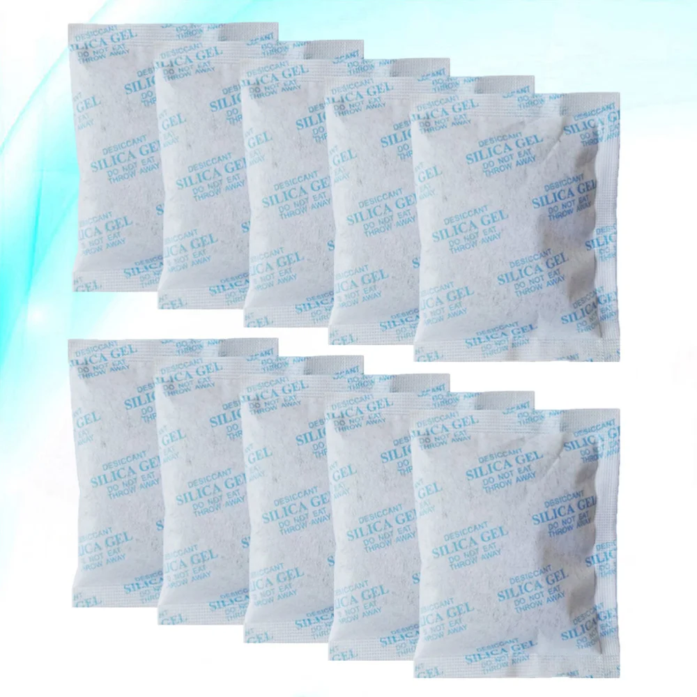 50Pcs 50g Silica Desiccant Moisture Absorber Dry Damp-Proof Corrosion Prevention(Sky-Blue)
50Pcs 50g Silica Desiccant Moisture Absorber Dry Damp-Proof Corrosion Prevention(Sky-Blue)